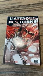 Manga L attaque des Titans 1/2/3/4, Comme neuf, Japon (Manga), Plusieurs comics