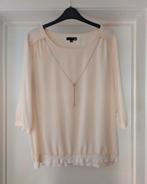 JBC T-shirt met ketting/juweel - Ecru/Beige - Maat 42, Kleding | Dames, Blouses en Tunieken, Verzenden, Maat 42/44 (L), Gedragen