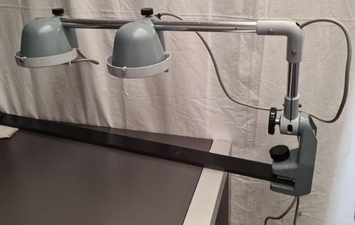 Durst Italy, klemlamp model Rilu, fotografie, labo. 70/80s, Huis en Inrichting, Lampen | Losse lampen, Gebruikt, Gloeilamp, E27 (groot)