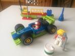 Duplo TOOLO 6143 - voiture F1 de course et stand de course -, Kinderen en Baby's, Speelgoed | Duplo en Lego, Ophalen, Gebruikt
