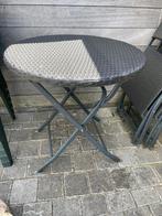 Tafeltje en klapstoeltjes, Ophalen, Zo goed als nieuw, Wicker