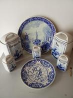 Delfts Blauw Porcelein Lot Borden +, Antiek en Kunst, Ophalen