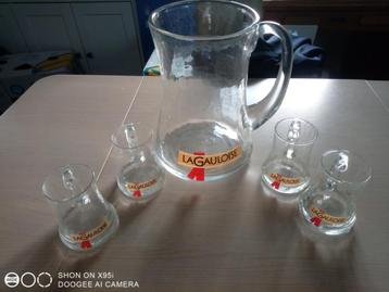 lot de 5 verres gauloise beschikbaar voor biedingen
