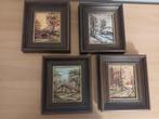 4 seizoenen schilderijtjes, Ophalen