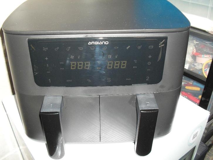 Dubbele Airfryer, Electroménager, Friteuses à air, Comme neuf, Friteuse à air, Enlèvement