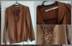 Roestkleurig Satijnachtige blouse van avalanche T  aille 1 k, Kleding | Dames, Blouses en Tunieken, Verzenden
