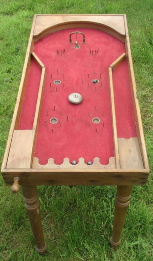 antiek pinball spel flipperkast vr kinderen, Antiek en Kunst, Antiek | Speelgoed, Ophalen