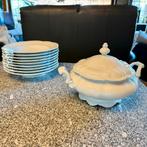 Set soepkom met 9 soepborden, Ophalen of Verzenden
