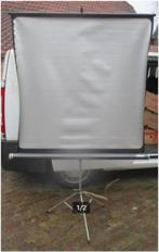 Prima Staande Projectiescherm van Fins - 125x125, Audio, Tv en Foto, Diaprojectoren, Ophalen of Verzenden, Zo goed als nieuw