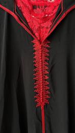 Jellaba 2stuks zwart met rood en blauwe, Kleding | Dames, Gelegenheidskleding, Overige typen, Zo goed als nieuw, Rood, Ophalen