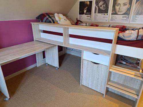 halfhoogslaper Tempo Leenbakker, Kinderen en Baby's, Kinderkamer | Stapelbedden en Hoogslapers, Zo goed als nieuw, Halfhoogslaper