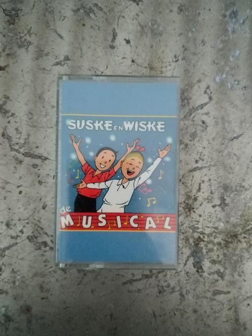 Suske en Wiske de musical op cassette, Cd's en Dvd's, Cassettebandjes, Origineel, Overige genres, 1 bandje, Met bewaardoos, rek of koffer