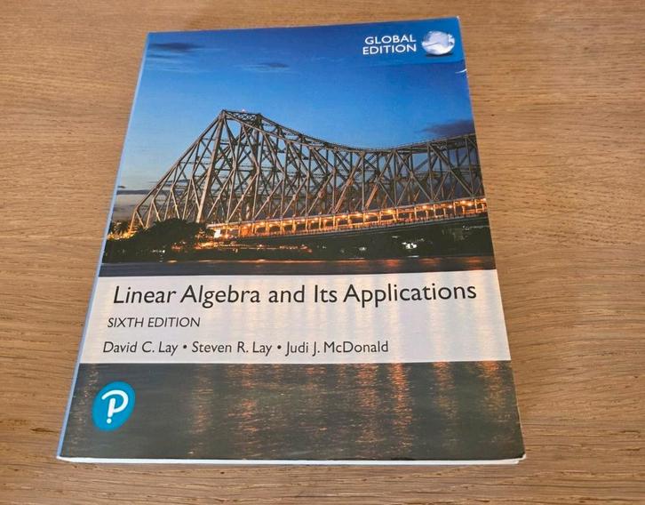Linear Algebra and its Applications global edition, Boeken, Studieboeken en Cursussen, Zo goed als nieuw, Ophalen of Verzenden