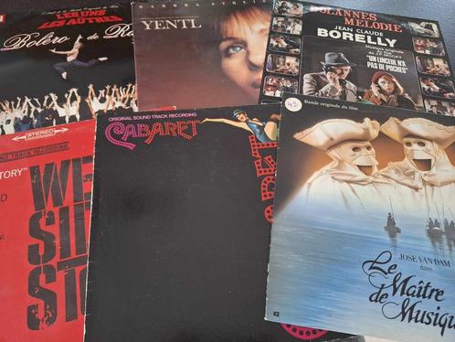 Lot 20 x Lp's Vinyl - Soundtrack 33" (A), Cd's en Dvd's, Vinyl | Filmmuziek en Soundtracks, Gebruikt, 12 inch, Ophalen of Verzenden