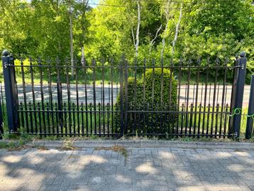 nieuwe dubbele sierpoort met slot, Enlèvement, Neuf, Fer, Porte du jardin