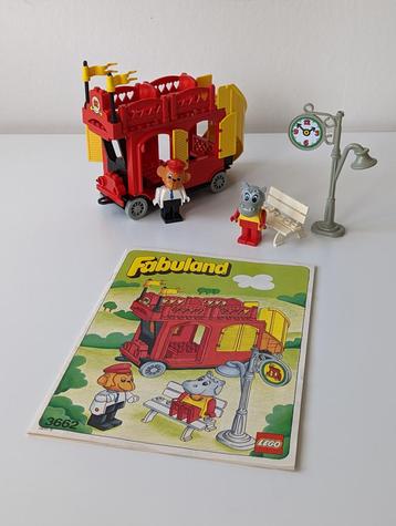 LEGO Fabuland 3662 - Autobus à deux étages