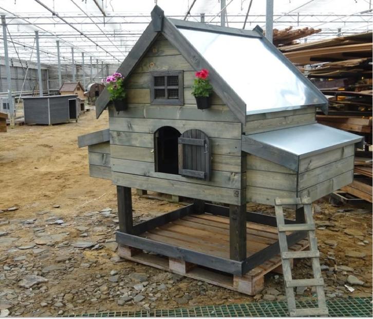 kippenhok  cancun 12 metal roof metal drawer - 415, Dieren en Toebehoren, Pluimvee | Toebehoren, Broedmachine, Ophalen of Verzenden