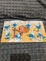 Vintage 2 stickers rode kruis smurfen peyo 1996, Verzamelen, Ophalen of Verzenden