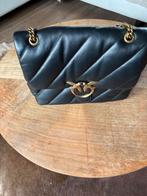 Pinko zwarte tas met gouden band, Ophalen, Zo goed als nieuw, Zwart, Schoudertasje