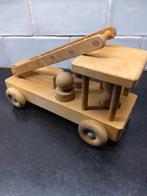 VINTAGE HOUTEN BRANDWEER LADDERWAGEN, Ophalen of Verzenden, Zo goed als nieuw