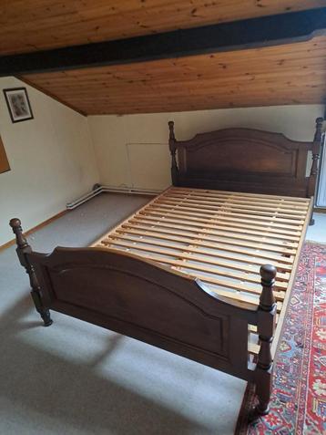 Bed in eik  ¹40cm.., Huis en Inrichting, Ophalen of Verzenden, Zo goed als nieuw