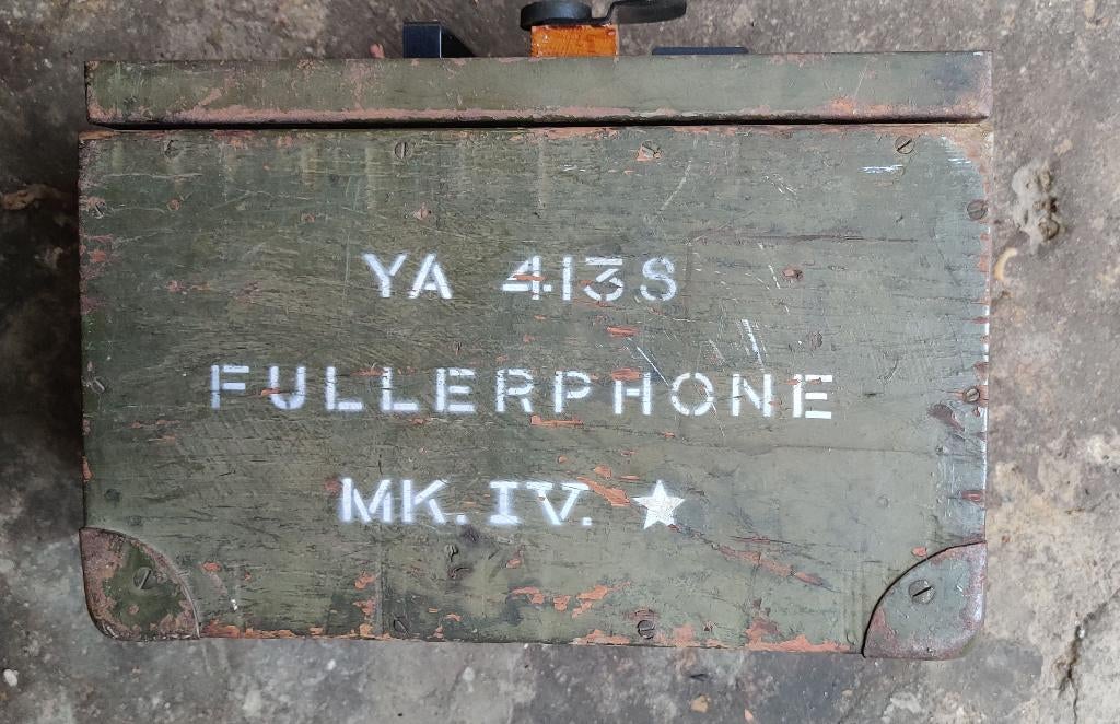 Fullerphone Mk IV veldtelefoontoestel, Collections, Objets militaires | Seconde Guerre mondiale, Armée de terre, Enlèvement