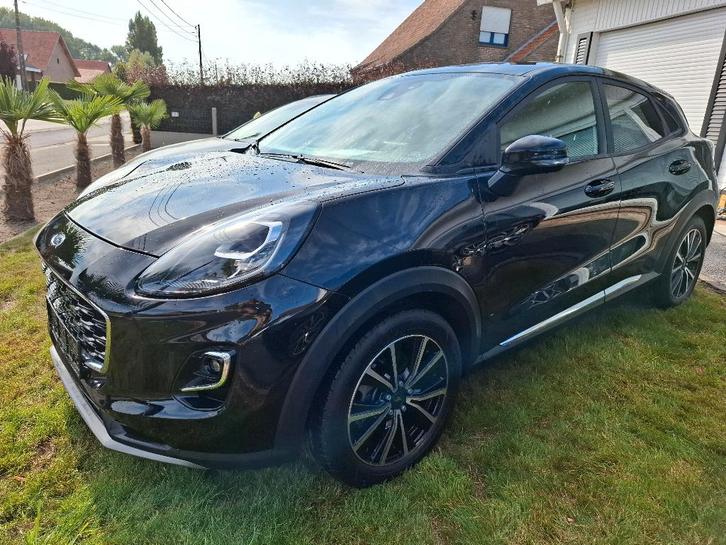 FORD PUMA EcoBoost Hybride Titanium 2022 GARANTIE, Auto's, Ford, Bedrijf, Puma, ABS, Airbags, Airconditioning, Alarm, Android Auto