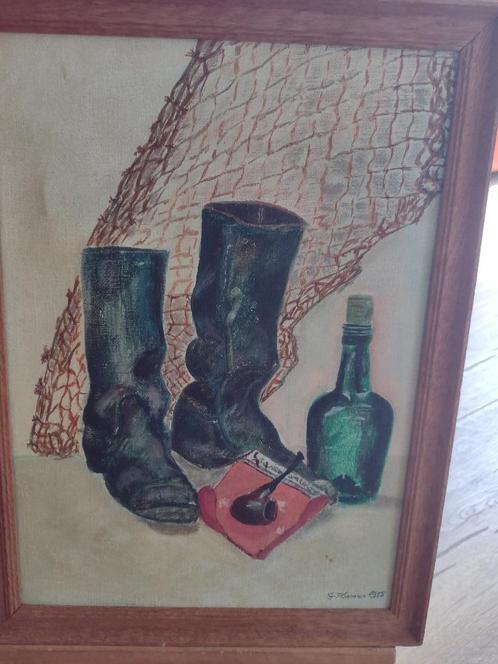 Werk van G Komen uit 1915, Antiek en Kunst, Kunst | Schilderijen | Modern, Ophalen of Verzenden