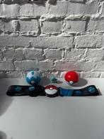 Pokemon gordel + 2 ballen en figuurtje, Verzamelen, Speelgoed, Ophalen of Verzenden, Zo goed als nieuw