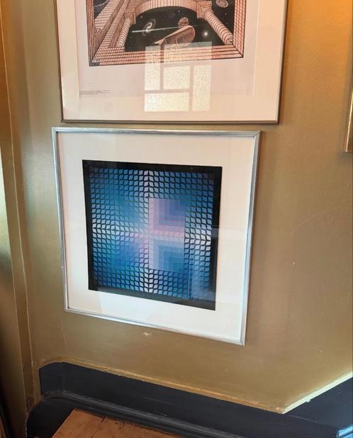 Vasarely kunstwerk, Antiek en Kunst, Kunst | Litho's en Zeefdrukken, Ophalen