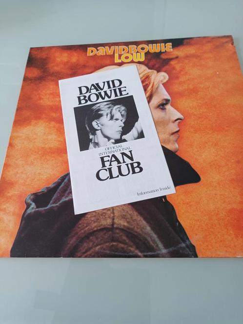 David bowie, low .1st uk press met fanblad., Cd's en Dvd's, Vinyl | Pop, Zo goed als nieuw, 1980 tot 2000, 12 inch, Ophalen of Verzenden