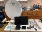 Automatische schotelantenne + tv., Audio, Tv en Foto, Ophalen, Gebruikt, (Schotel)antenne