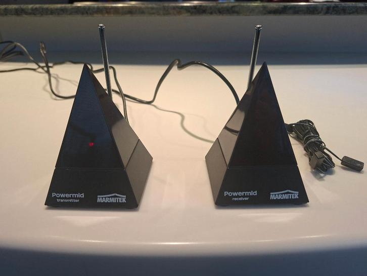 Marmitek Powermid XL InfraRood Verlenger, Audio, Tv en Foto, Afstandsbedieningen, Zo goed als nieuw, Origineel, Dvd, Mediaspeler