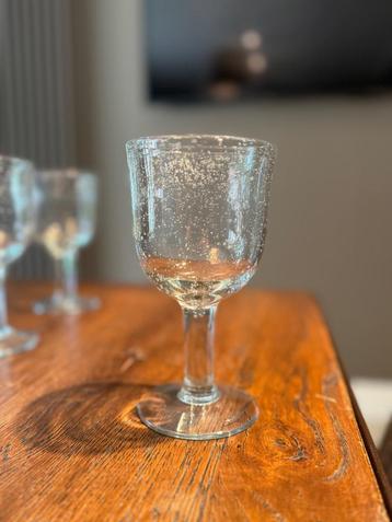 Rood wijnglas Pascale Naessens - 6 stuks beschikbaar voor biedingen
