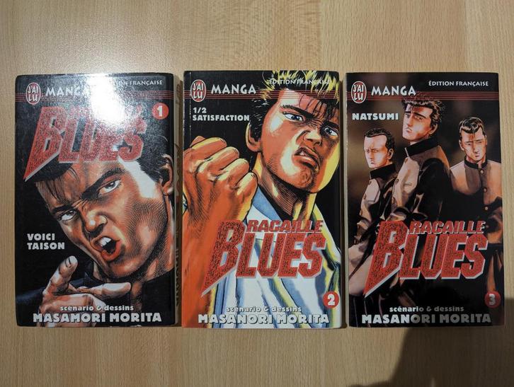 J'ai Lu Manga - Racaille Blues 1-3, Boeken, Stripverhalen, Gelezen, Meerdere stripboeken, Ophalen of Verzenden