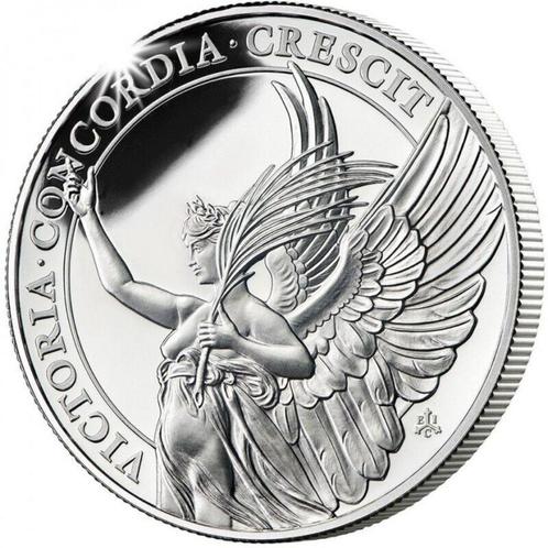 The Queen's Virtues - Victory - 1 OZ zilver St. Helena 2021, Postzegels en Munten, Munten | Afrika, Losse munt, Overige landen