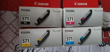 Canon 571 inktpatronen beschikbaar voor biedingen