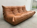 Vintage Cognac lederen 3zit Nog als nieuw!, Huis en Inrichting, Zetels | Zetels, Ophalen of Verzenden, Cassina sede b&b italia togo mah jong ligne roset knoll vitra