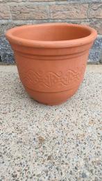Mooie terracotta bloempot, Jardin & Terrasse, Pots de fleurs, Utilisé, Enlèvement ou Envoi