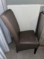 Chaise de salle à manger, Maison & Meubles, Chaises, Gris, Enlèvement, Cuir, Cinq, Six Chaises ou plus