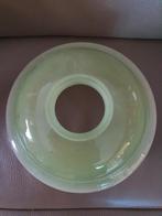 Abat-jour en verre, Enlèvement, Blanc, Rond, Art deco