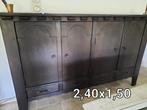 Armoire massive, Huis en Inrichting, Kasten | Ladekasten, Ophalen, Gebruikt, 200 cm of meer, 100 tot 150 cm