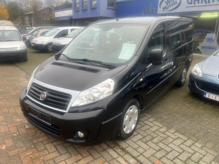 Fiat Scudo 2.0 HDI dubbele cabine lichte vr. 128 pk / 6 ztpl, Auto's, Bestelwagens en Lichte vracht, Bedrijf, Te koop, ABS, Airbags