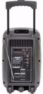Mobiele Speaker 8 inch 300Watt Party-8led [6100P-BKJ], Enlèvement ou Envoi, Neuf, Autres types