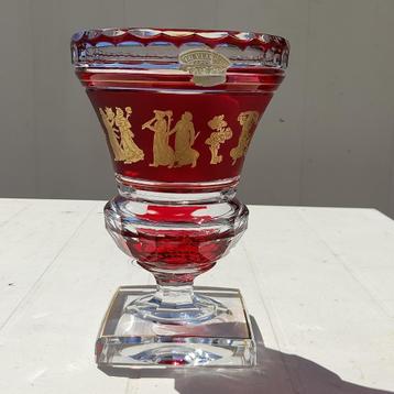 Vase Val Saint Lambert 'Thessalie' Danse de Flore. Signé beschikbaar voor biedingen