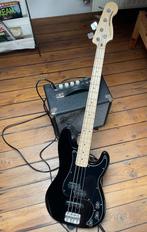 Squier Precision bas en versterker, Minder dan 50 watt, Zo goed als nieuw, Basgitaar