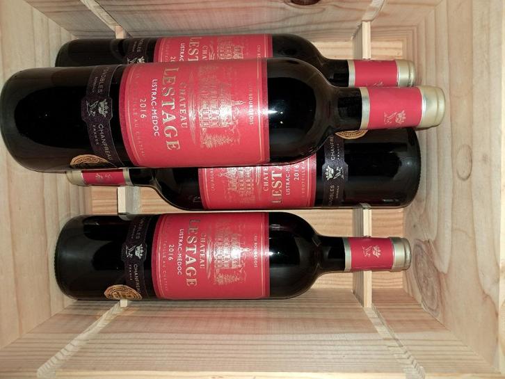 17 flessen wijn (Médoc, Listrac & Moulis), Verzamelen, Wijnen, Nieuw, Rode wijn, Frankrijk, Ophalen