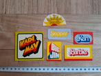 Lot vintage stickers - Mattel speelgoed Barbie Big Jim etc, Verzamelen, Ophalen of Verzenden, Zo goed als nieuw