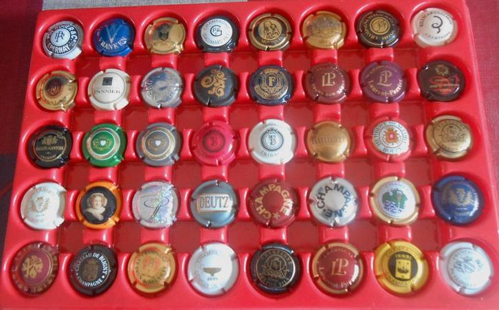 serie 6 - 40 champagne capsules - 6 euro, Verzamelen, Complete verzamelingen en Collecties, Ophalen of Verzenden