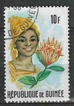 Republiek Guinea 1966 - Yvert 279 - Vrouwen en planten (ST), Timbres & Monnaies, Timbres | Afrique, Affranchi, Envoi, Autres pays